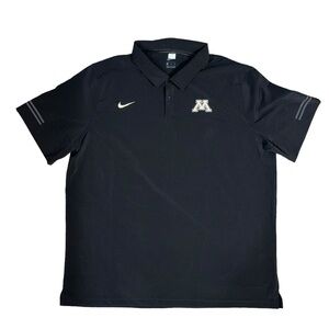 Nike Minnesota Golden Gophers Black XXL Light Weight Polo